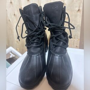 Sperry Black Waterproof Boots